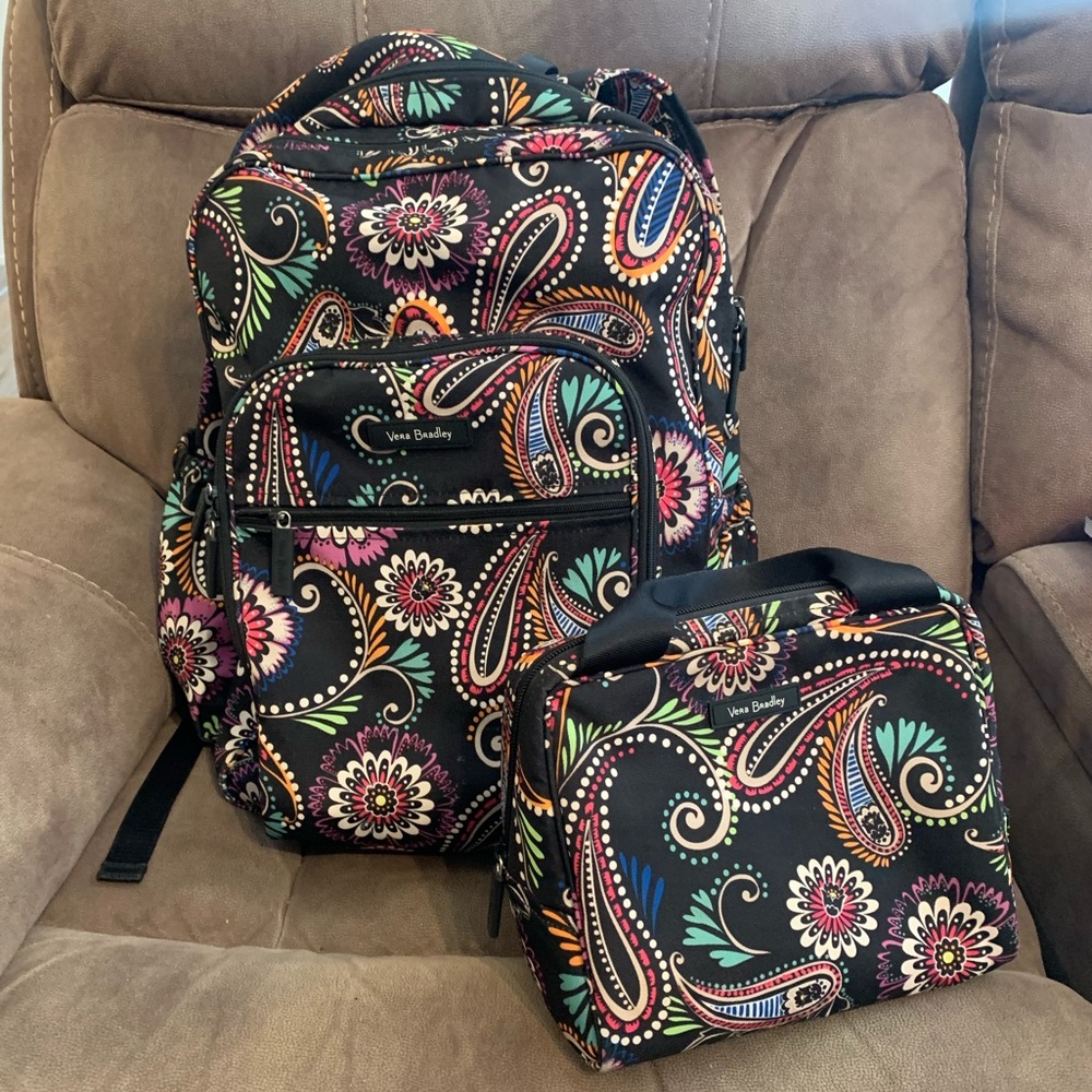 Vera Bradley Backpack/Lunchbox Bandana Swirl